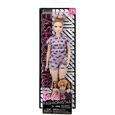 Poupée mannequin Barbie - Barbie Fashionistas - N°75 - Tenue combishort - Mèches violettes - Fille-0
