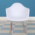 Mengyshop-Confortable Chaise longue à bascule pour enfants lisse robuste robuste belle chaise de salle à manger-0