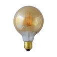 Ampoule LED COB Globe E27 G95 - Transparent Golden - Filament 8W 4000°K Boite-0