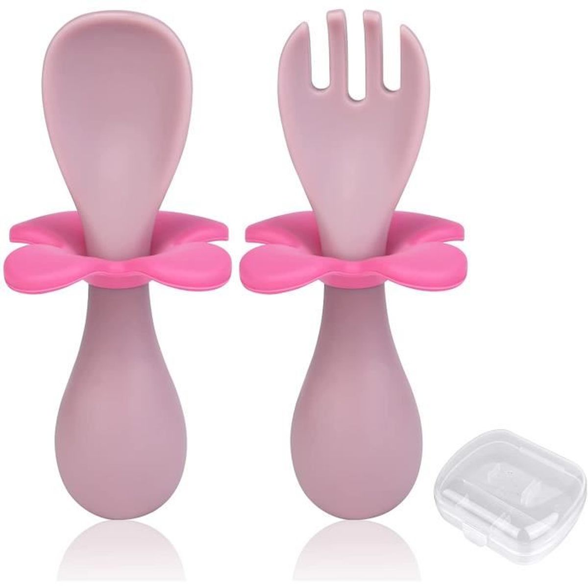 COUVERTS BEBE MARSEE Cuillère et fourchette d'apprentissage pour bébé 2