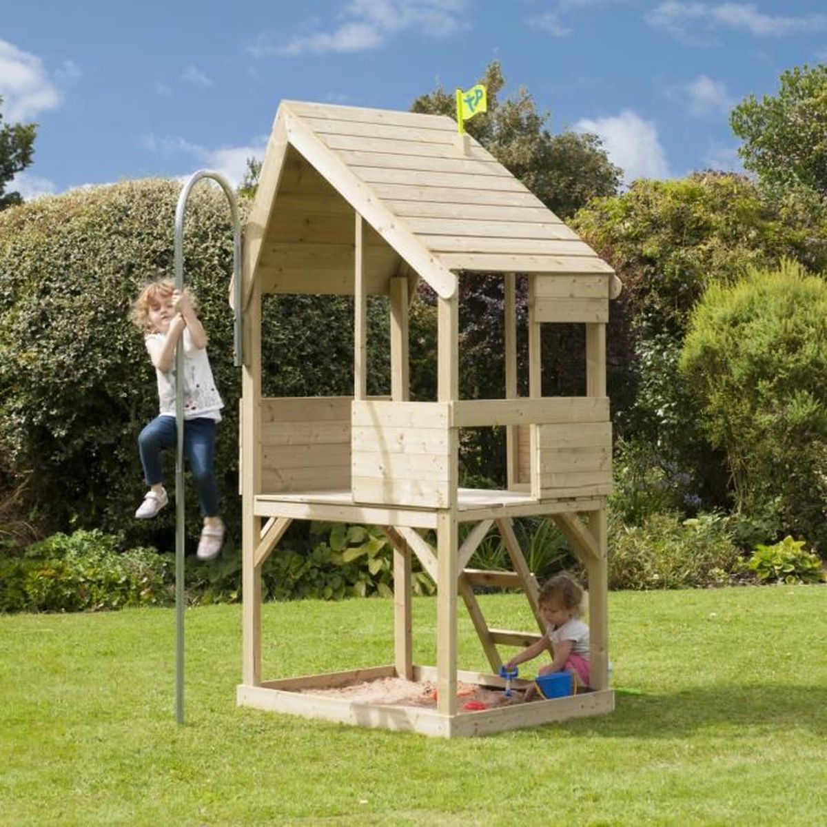 Maison enfant en bois Outdoor Toys TP Chalet - Cdiscount Jeux - Jouets