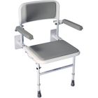 AIDAPT Siège de Douche Solo Deluxe (Configuration Avec Dossier et Assise Rembourrés)