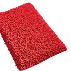 LINNEA Tapis de bain 50x80 cm CHENILLE Rouge 1800g/m2