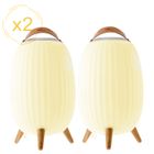 Lanterne nomade musicale EZIlight® Ambiant XL - Pack de 2 lampes