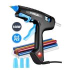 ATMOKO Pistolet à Colle Chaude 100W avec 12pcs Bâtons Chauffrage Rapide et Sûr, Anti écoulement pour Réparation,Artisanat,