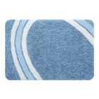 SPIRELLA Tapis de bain CURVE 60x90 cm - Bleu