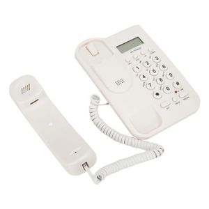 Téléphone fixe KX-T076 Téléphone Fixe Avec Fil Anglais Pour Burea