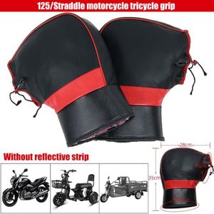 gants de guidon moto scooter imperméable coupe-vent gant de protection  hiver chaud noir fr60345