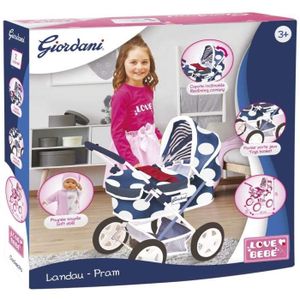 Poussette Landau Pour Poupee Pour Enfant De 18 Mois Cdiscount