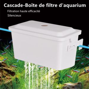 AQUARIUM Filtre de pompe Aquarium Rechange 800L/H Boîte d'oxygène de poisson Réservoir de Tortue Poisson Niveau d'eau Inférieur Silencieux