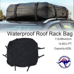 Sac de toit de voiture Cargo Carrier, Sac de toit de voiture Coffre de toit  de voiture souple Noir, Sac de toit de voiture étanche pour tous les  véhicules SUV (100 *