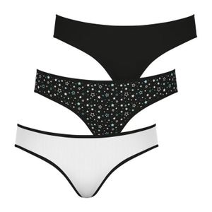 Power Flower Culotte femme en coton à pois. Lot de 6 paires: en vente à  10.19€ sur