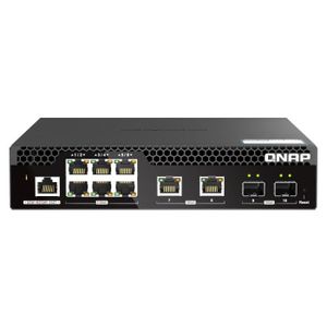 SWITCH - HUB ETHERNET  QNAP QSW-M2106R-2S2T 6 PORT 2.5GBPS 2 PORTS