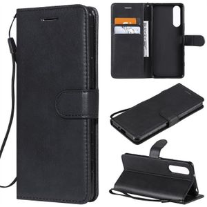 Étui Portefeuille en Cuir PU Compatible avec Sony Xperia X F5121, Housse à Rabat Magnétique avec Emplacements Cartes et Fonction Support (Blanc
