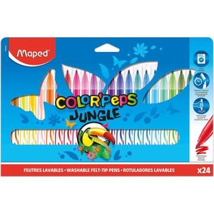 Color'Peps Gros Feutres de Coloriage Mini Power pour Enfant, Pointe Large  et Capuchon avec Motif Tampon, Encre Lavable[S289] - Cdiscount Beaux-Arts  et Loisirs créatifs
