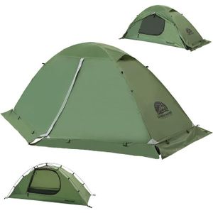 TENTE DE CAMPING Tente de Camping pour 1-Personne - Tente 4 Saisons Imperméable pour 1 Homme, Tente Ultralégère pour l'hiver, Tente Facile à Inst21