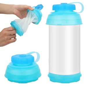 TASSE D'APPRENTISSAGE Tasse à eau en silicone bouilloire pliante facile à transporter accessoire souple de 750 ml pour les sports de plein air