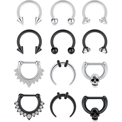 Piercing En Acier Inoxydable Pour Femmes, Anneau De Nez, Septum