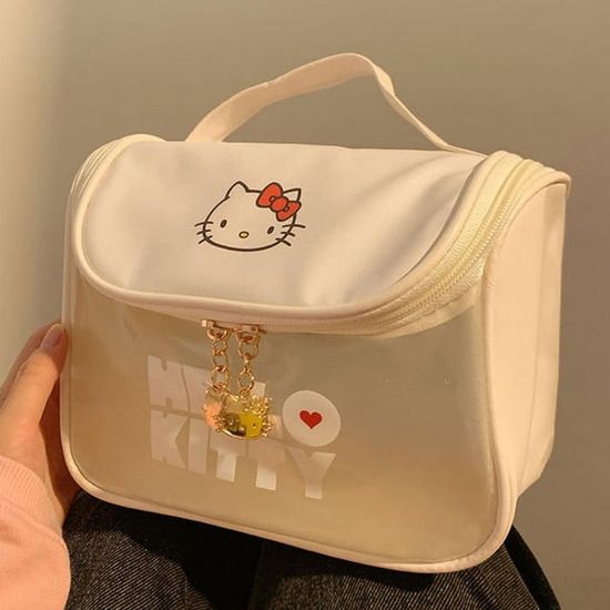 Sanrio Hello Kitty Gobelet De Voyage En Plastique Avec Couvercle Et Paille Réutilisable – Contenance : 700 Ml