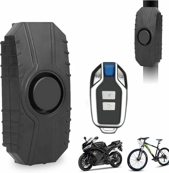 Alarme Antivol Vélo WANGCL – 110 DB, Télécommande, Rechargeable USB, étanche IP54 Pour Moto/scooter Alarme Antivol Vélo WANGCL – 110 DB, Télécommande, Rechargeable USB, étanche IP54 Pour Moto/scooter