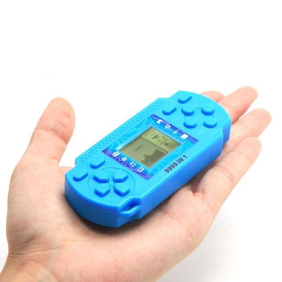 Mini console de jeu Tetris 23 pour enfants - Jaune - Jouets rétro