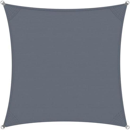 Voile D'ombrage Rectangulaire HDPE - Protection UV 90%, Résistante Au Vent Et Déchirure - Pour Terrasse, Jardin, Piscine