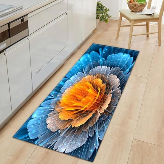 Tapis De Cuisine Diatomite - Absorbe Eau Et Huile, Antidérapant, Motif Noël Joyeux