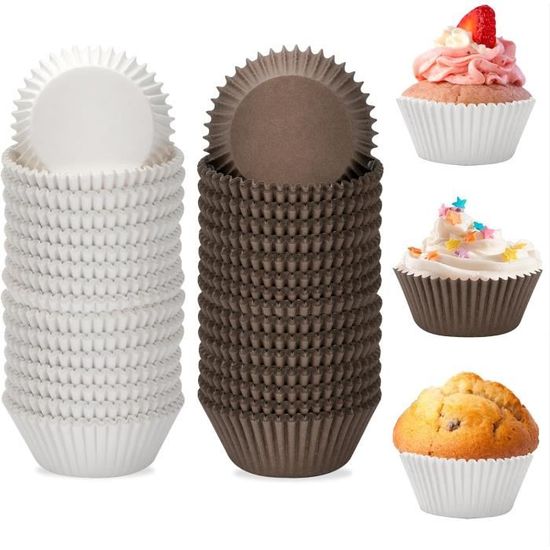 400 Pcs Caissette Cupcake Papier, Papier Gateau Cupcake, Papier pour Cupcake  pour Gâteaux, Pâtisseries, Muffins, Cupcakes et Bonbons - Cdiscount Maison