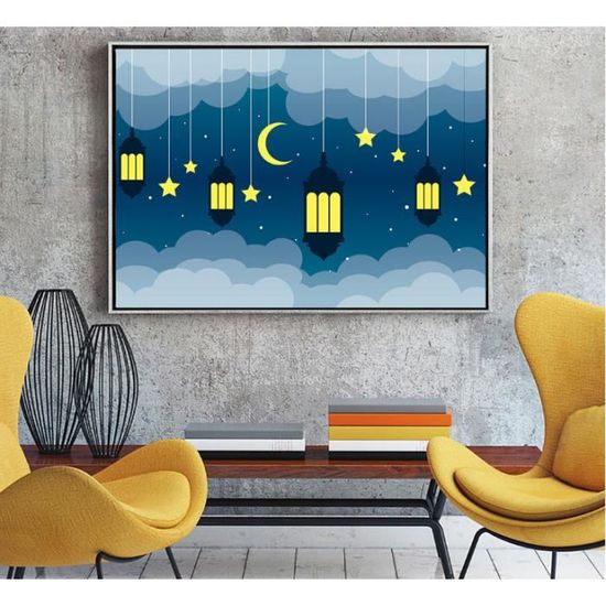 Un Morceau De Ciel Bleu Creative Dessin Peinture Peinture Decorative Sans Cadre Achat Vente Objet Decoration Murale Soldes Sur Cdiscount Des Le 20 Janvier Cdiscount