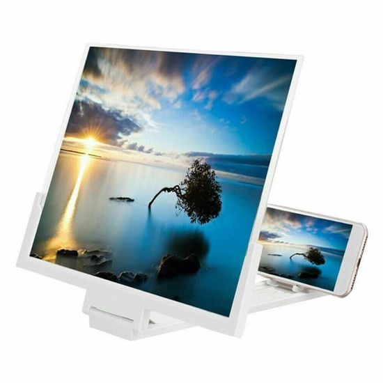 Amplificateur D’écran Téléphone 3D HD – Support Vidéo Portable 18 Pouces – Lentille Anti-lumière Bleue – Pliable Et Transportable