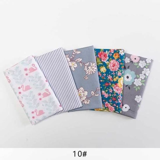 Tissus Coton Couture,Paquets De Tissus Pour Patchwork Et Patchwork De Tissu Au Metre Patchwork Multicolore 8 PièCes De Tissu De 21 - Beaux-Arts Et Loisirs Créatifs