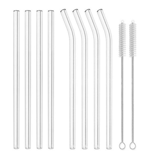 Kit 2 Goupillons Silicone Pour Pailles Réutilisables - Diamètres 6mm Et 9mm, Longueur 25cm - Lave-vaisselle Safe - Rose