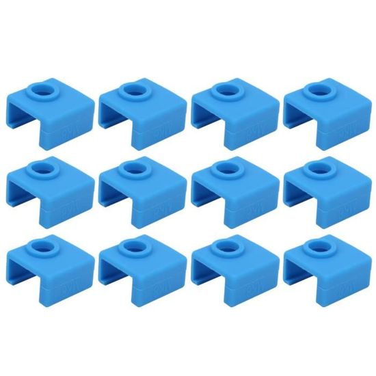 SSyang 6 Pièces Chaussettes Silicone Imprimante 3D - Housse Résistante Chaleur Pour Ender 3 S1, S1 Pro, S1 Plus - Protection Extrudeuse