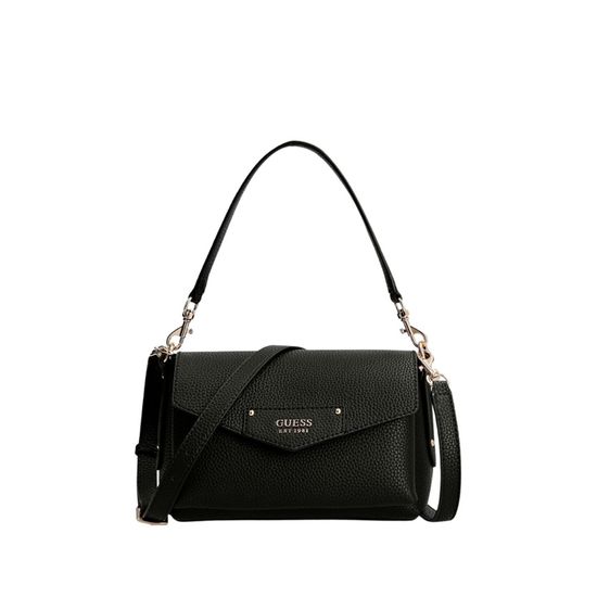Sac Bandoulière Guess Noir En Simili Cuir - Style Sac De Jour, Neuf Sans Étiquette