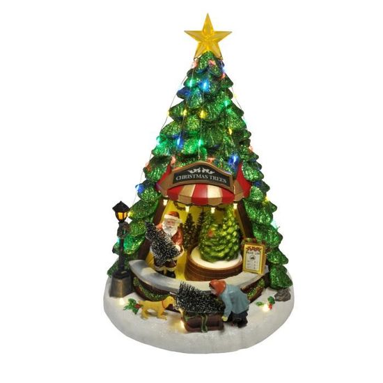 Support Stabilisateur Pour étoile De Sapin De Noël 32 Cm - Fixation Par Torsion Intérieur/extérieur