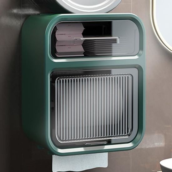 Cube Boîte De Mouchoirs,B01--Boîte à Mouchoirs Simple Avec Couvercle En Bambou, Papier Toilette