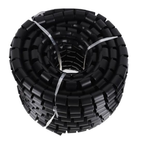 VIDSTW 8 Pièces Passe-Câble en Silicone Flexible Passe-Câble Noir