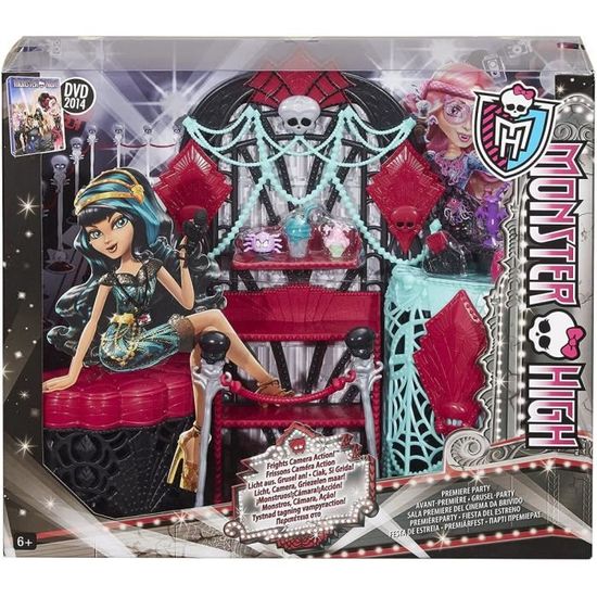 Monster High : Le Salon Hauntlywood - Accessoires Poupee Mannequin - Jouet Fille Nouveaute