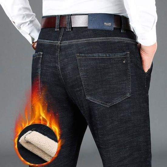 Jean Stretch Pour Homme XCEDY – Coupe Droite, Taille Haute, En Gabardine Et Lycra, Modèle CD356