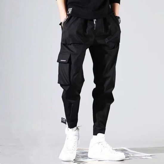 Pantalon De Jogging Homme Doublé Polaire Hiver - Coupe Confortable Avec Broderie Et Poches | Idéal Pour Sport, Maison, Sorties