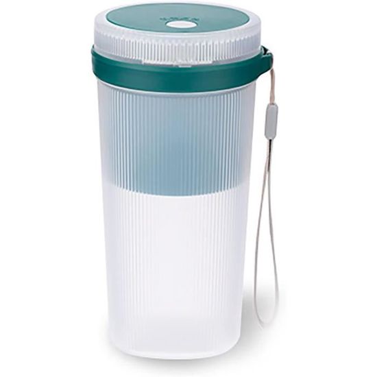 Gerbala Mixeur portable 600 ml, mixeur à smoothie portable, puissant mixeur à 4 lames à 20 000 tr/min, mini mixeur avec couvercle de voyage pour cuisine, salle de sport et bureau (vert Gerbala Mixeur portable 600 ml, mixeur à smoothie portable, puissant mixeur à 4 lames à 20 000 tr/min, mini mixeur avec couvercle de voyage pour cuisine, salle de sport et bureau (vert