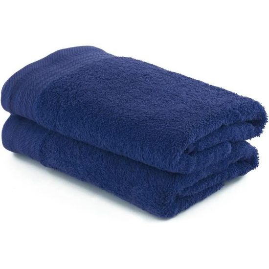 Lot De 2 Essuie-Mains Tortue Bleue - Serviettes Douces Absorbantes 30x30cm Cuisine Et Salle De Bain