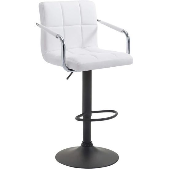 RELAX4LIFE Tabouret Bar, Chaise de Bar Pivotante en Similicuir, Hauteur
