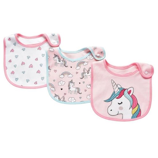 Coloré bébé bavoir doux doux coton nouveau-né Burp tissu nourrissons