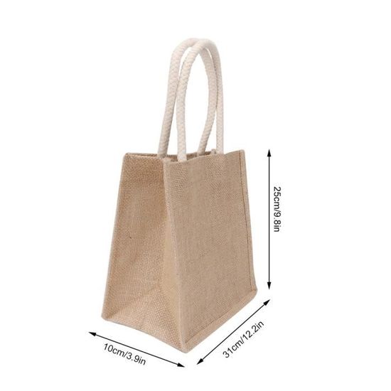 Sac De Shopping En Feutre XUEHOU 30x20x12cm - Grand, Pliable, Marron, Pour Courses, Sorties, Transport Quotidien