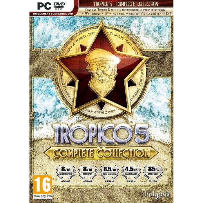 Koch Media Jeu PC - Tropico 5 - Complete Collection - Les Ères - Anglais - Simulation