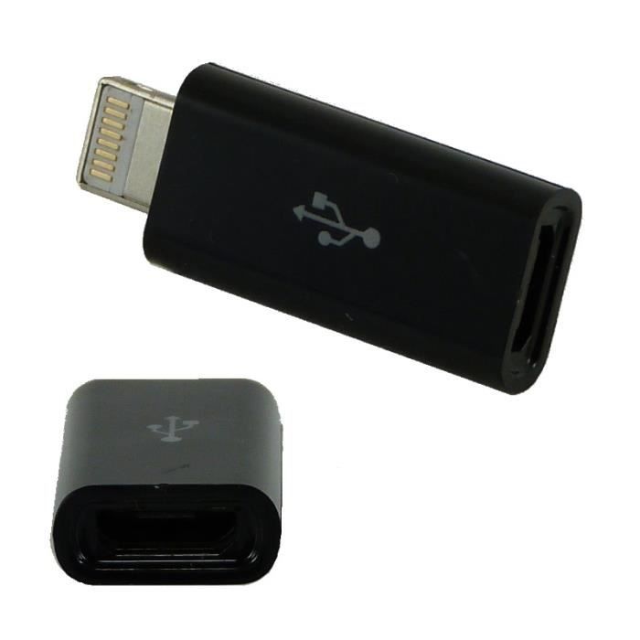 Pour apple iphone 5 : adaptateur apple micro usb