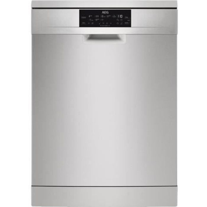 AEG Favorit FFB83700PM Lave-vaisselle pose libre Niche largeur : 60 cm profondeur : 57 cm hauteur : 82 cm acier inoxydable