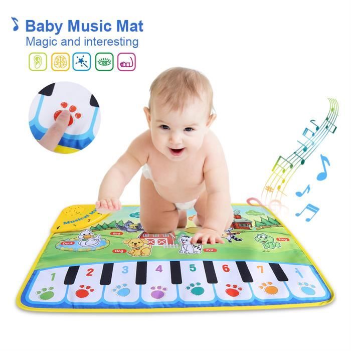 Tapis de musique de bébé jouet de musical éducatif ---SEC