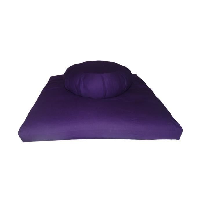 Set Zafu + Zabuton confort plus Violet